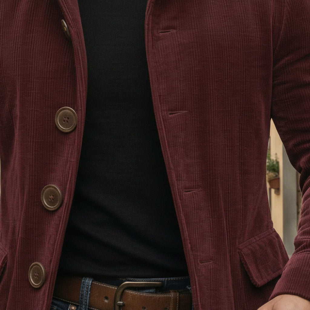 Elegant corduroy jasje