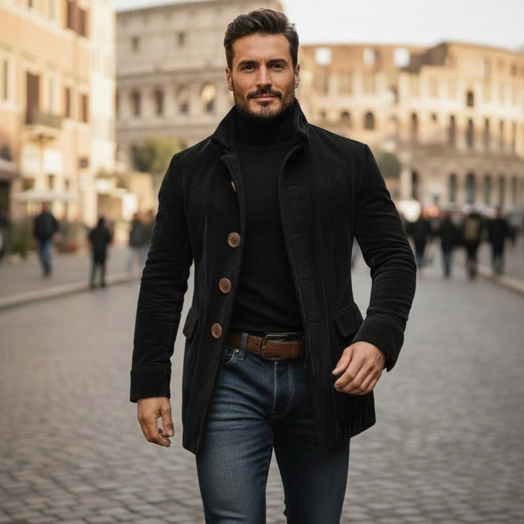 Elegant corduroy jasje