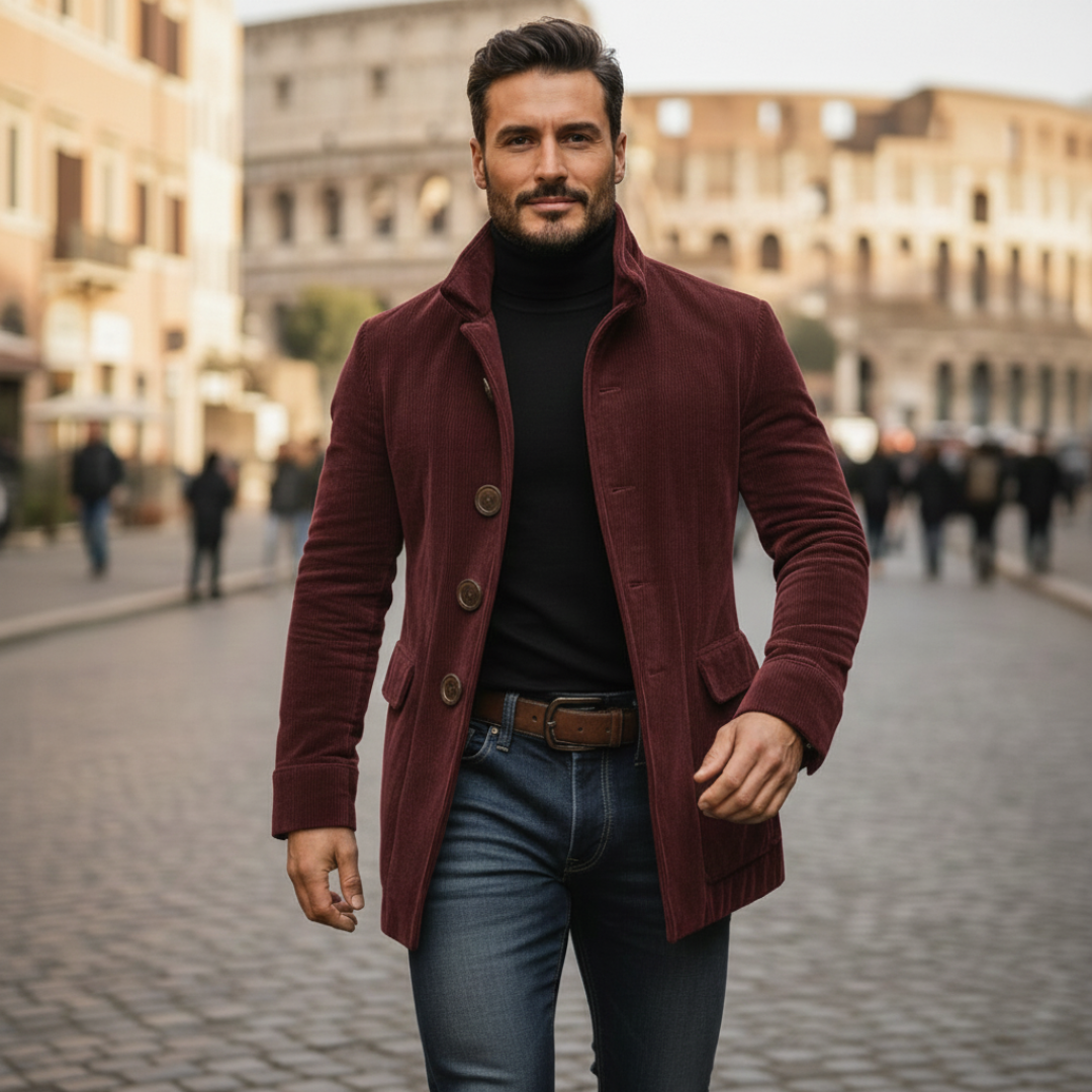 Elegant corduroy jasje