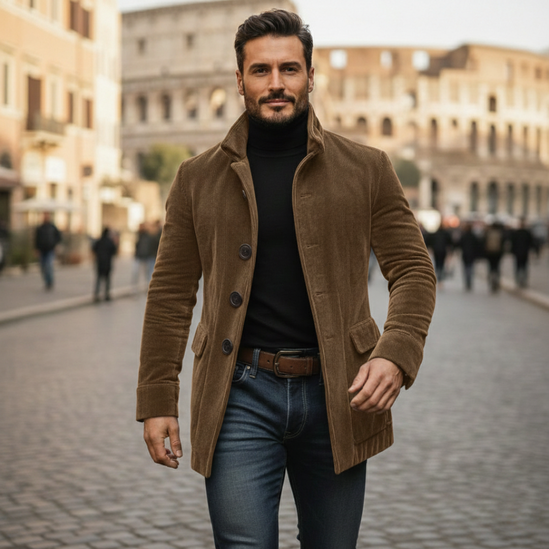 Elegant corduroy jasje