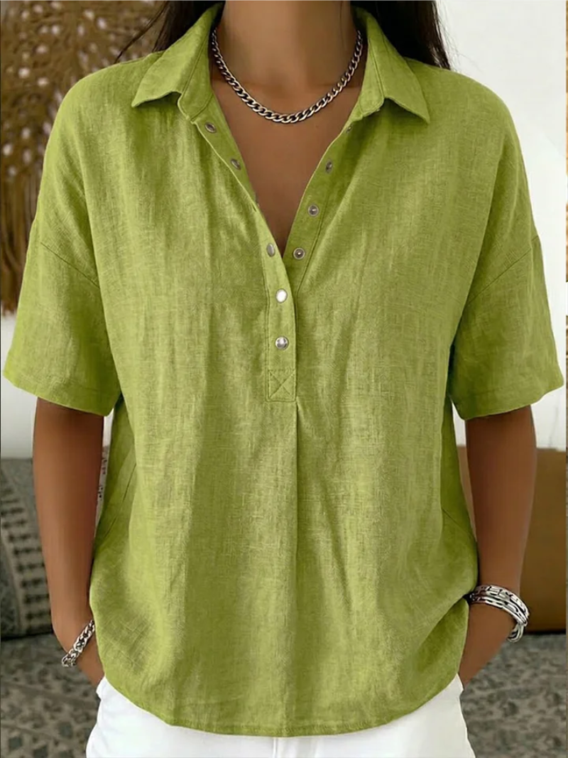 CARVELLI | Siena Elegante Linnen Blouse