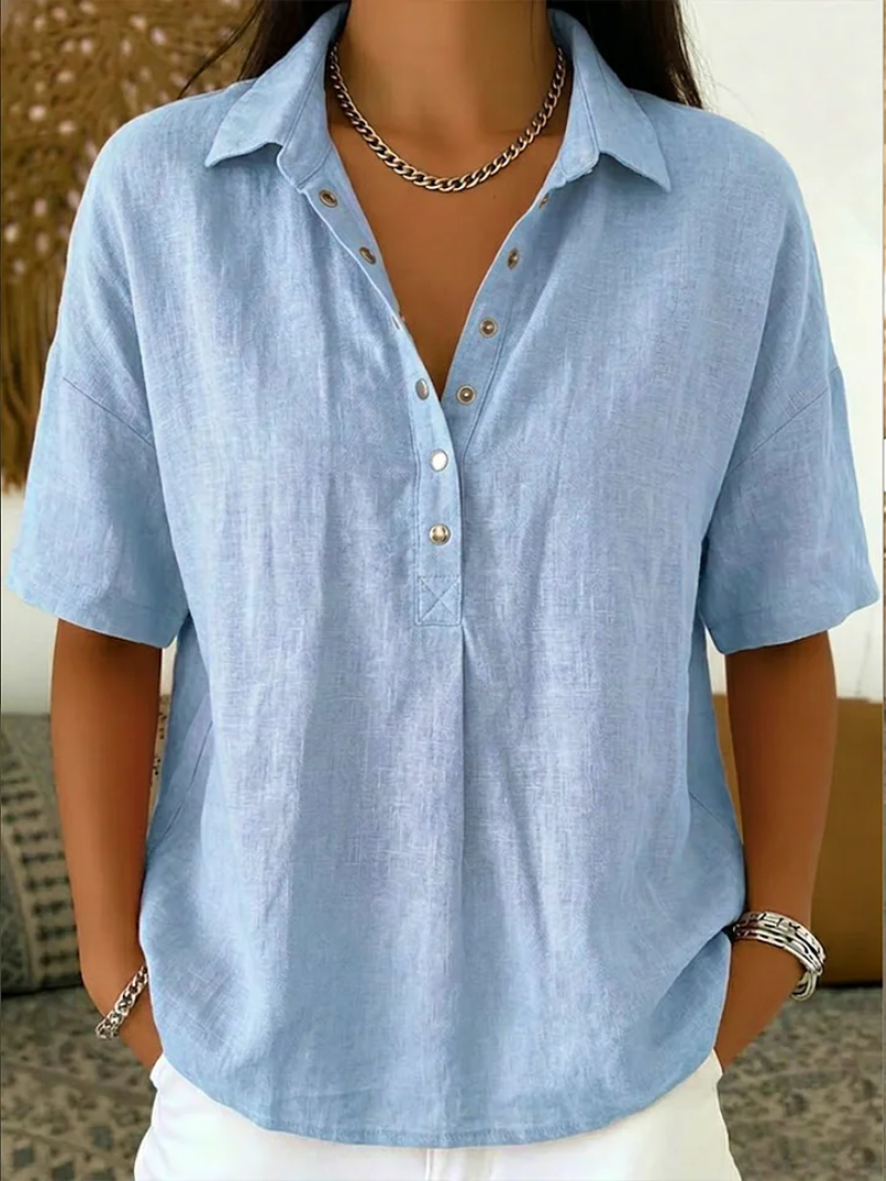 CARVELLI | Siena Elegante Linnen Blouse