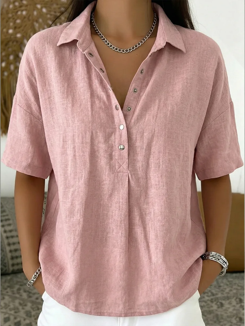 CARVELLI | Siena Elegante Linnen Blouse