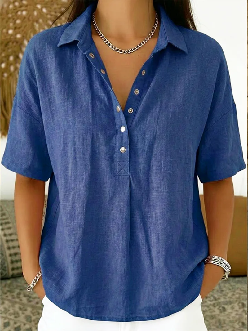 CARVELLI | Siena Elegante Linnen Blouse