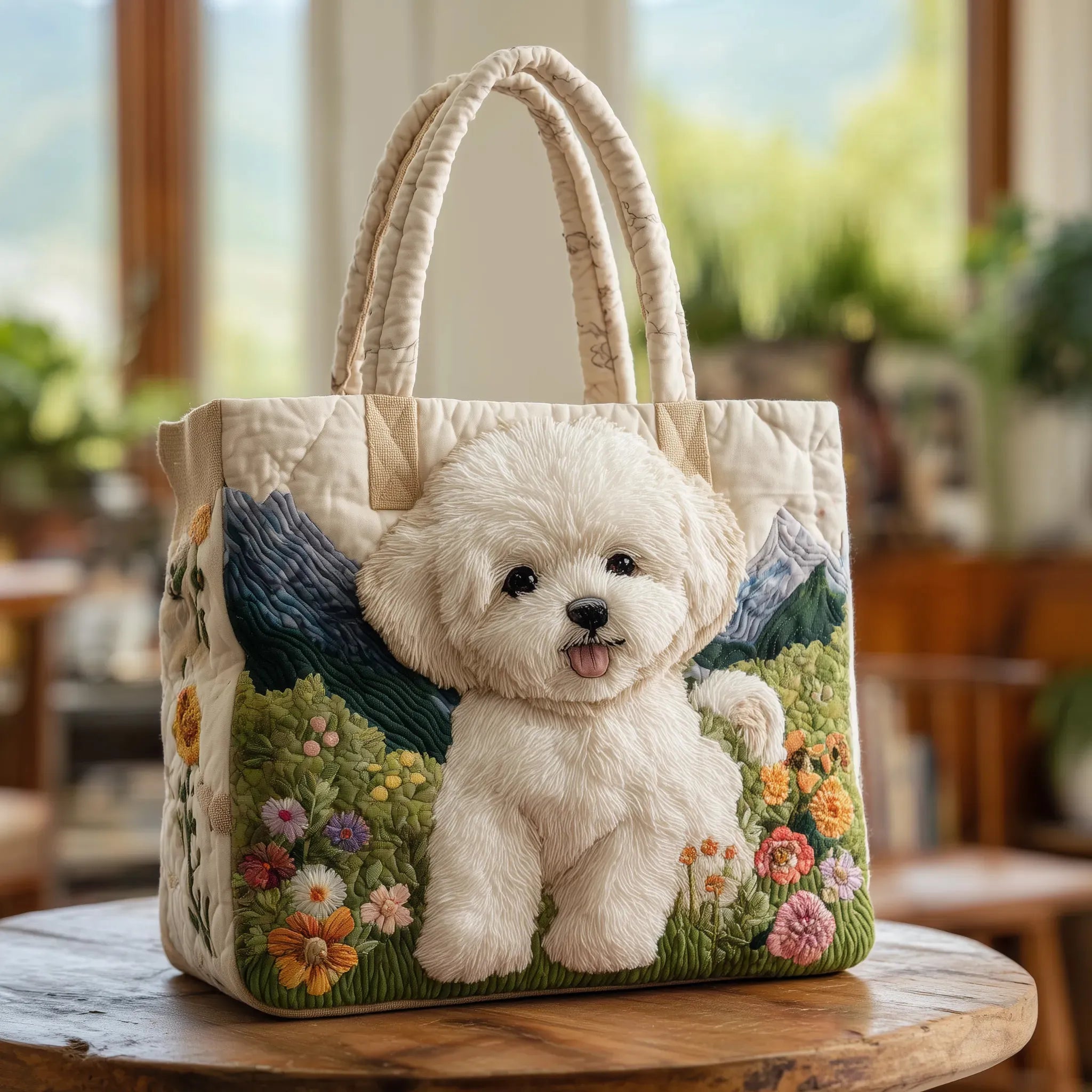 Ambachtelijke Matelassé Tas Voor Honden