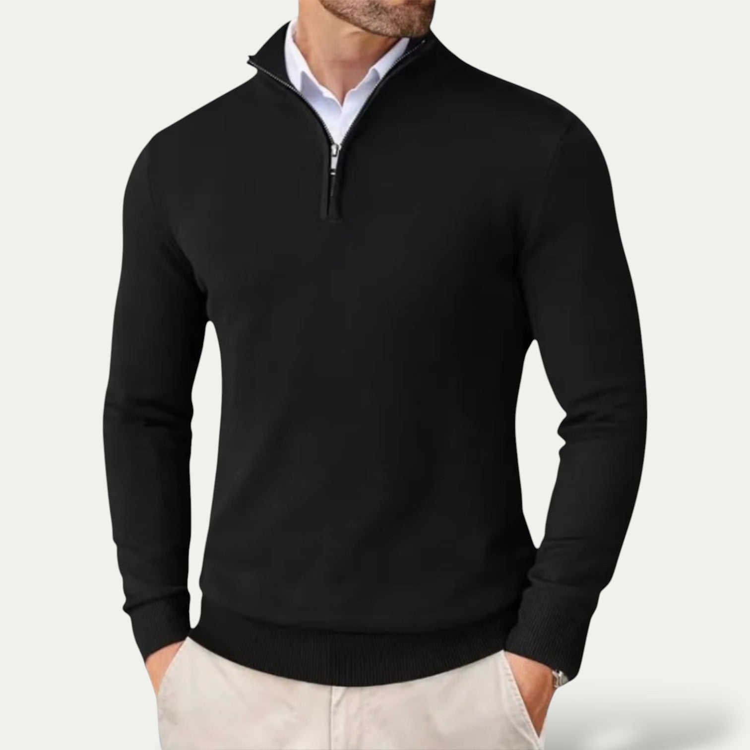 CARVELLI | Heren Pullover met  Rits