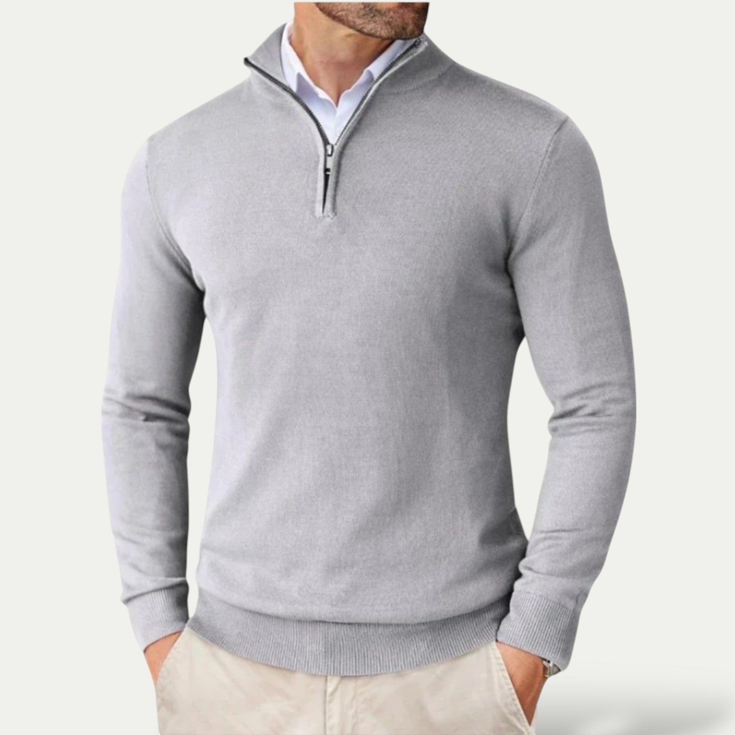 CARVELLI | Heren Pullover met  Rits