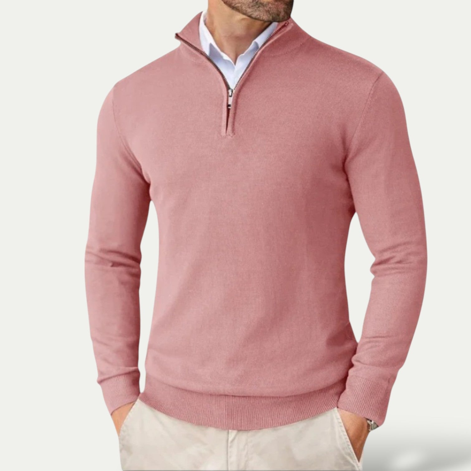 CARVELLI | Heren Pullover met  Rits