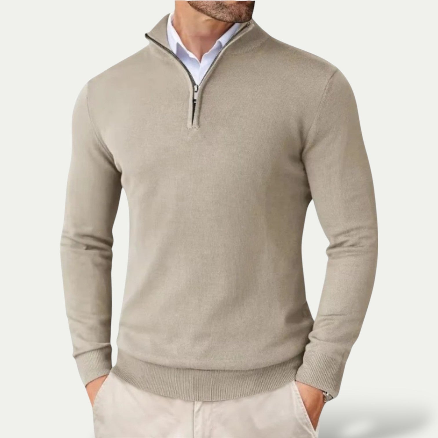 CARVELLI | Heren Pullover met  Rits