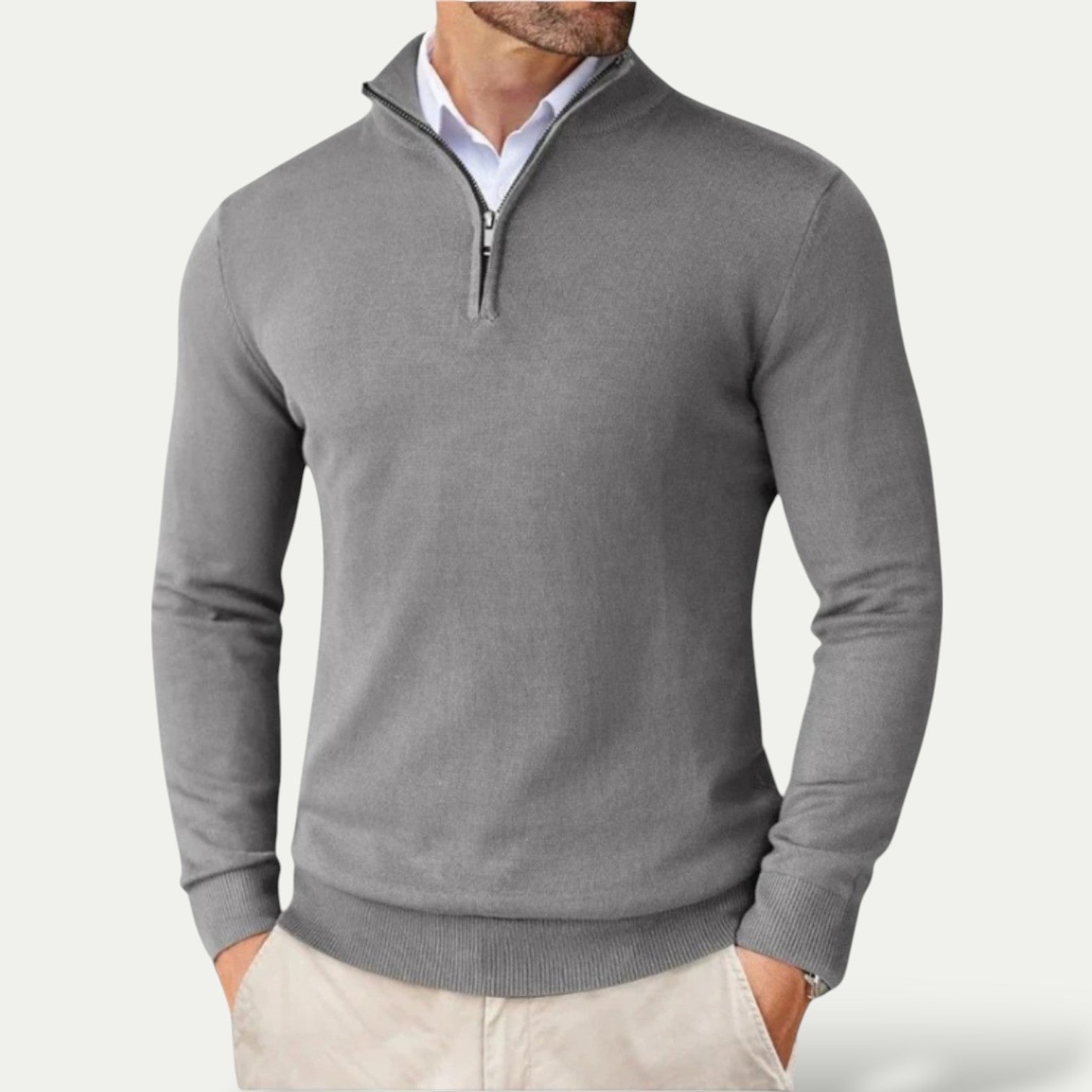 CARVELLI | Heren Pullover met  Rits