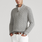 CARVELLI | Classic Half Zip Sweater