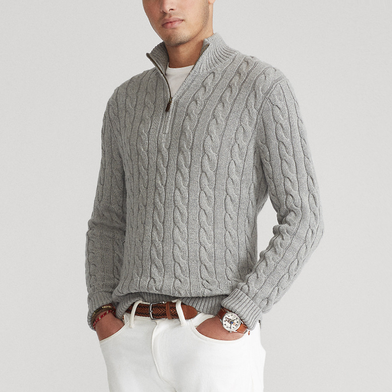 CARVELLI | Classic Half Zip Sweater