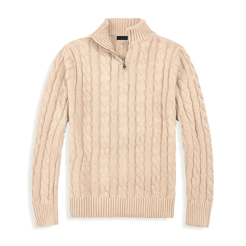 CARVELLI | Classic Half Zip Sweater