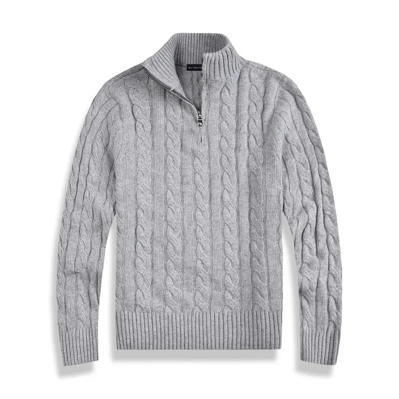 CARVELLI | Classic Half Zip Sweater