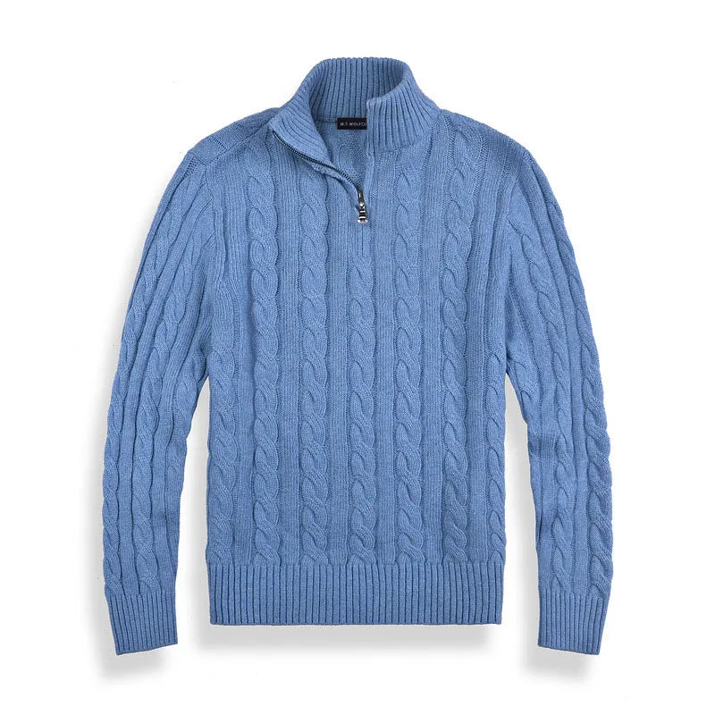 CARVELLI | Classic Half Zip Sweater