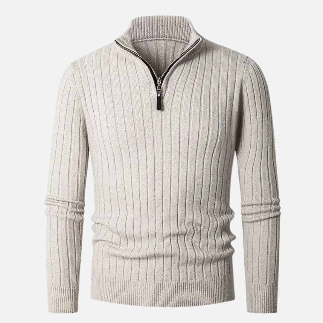 CARVELLI| Essential Half Zip Sweater