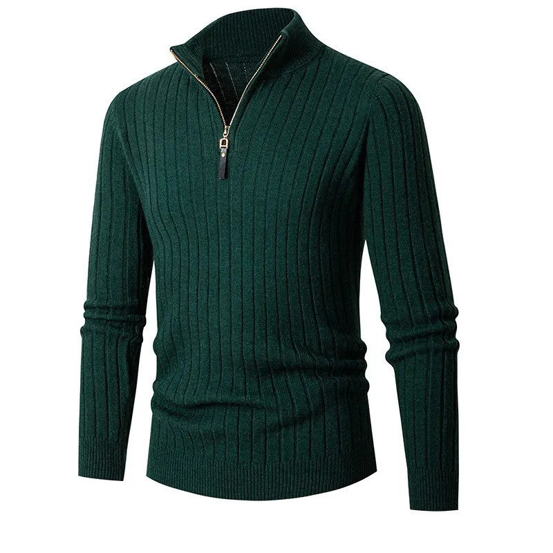 CARVELLI| Essential Half Zip Sweater