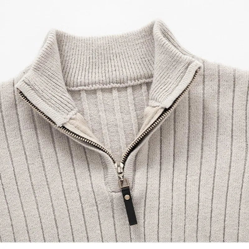 CARVELLI| Essential Half Zip Sweater