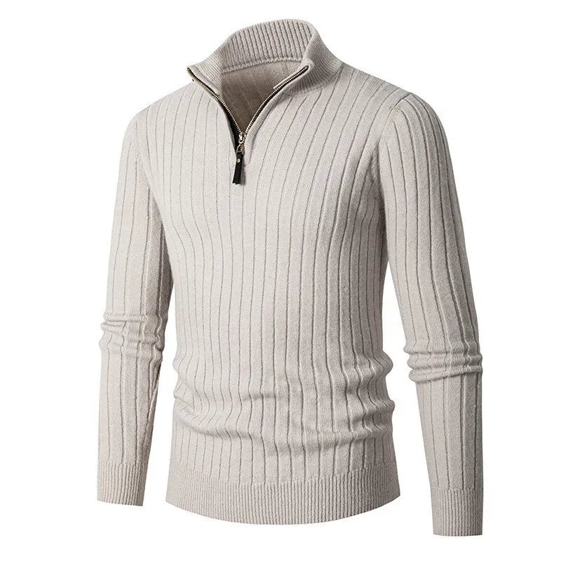 CARVELLI| Essential Half Zip Sweater