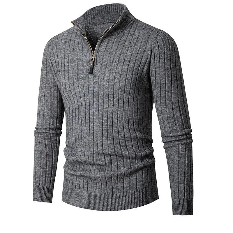 CARVELLI| Essential Half Zip Sweater