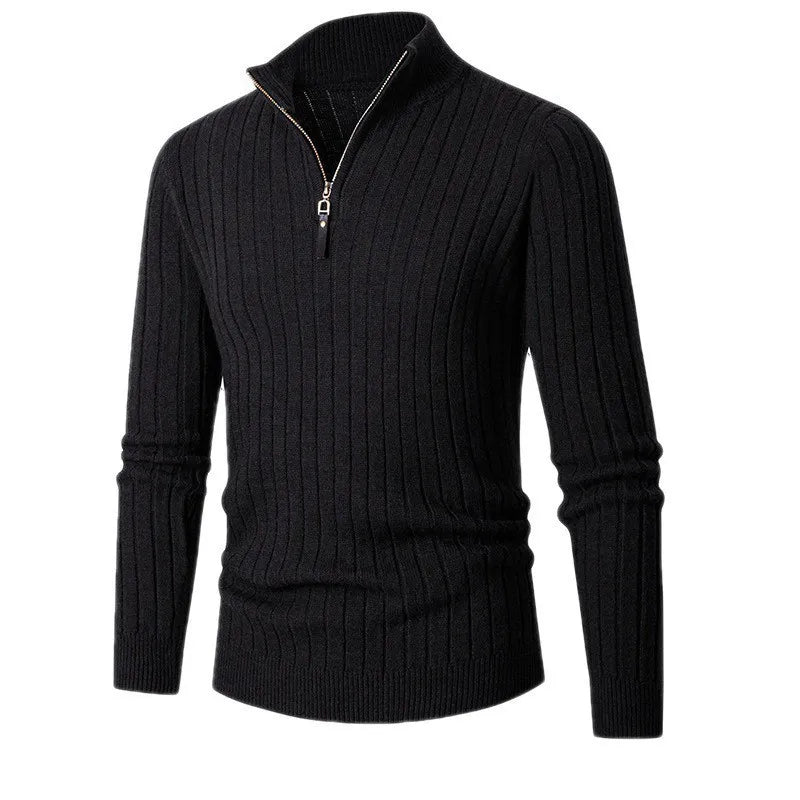 CARVELLI| Essential Half Zip Sweater