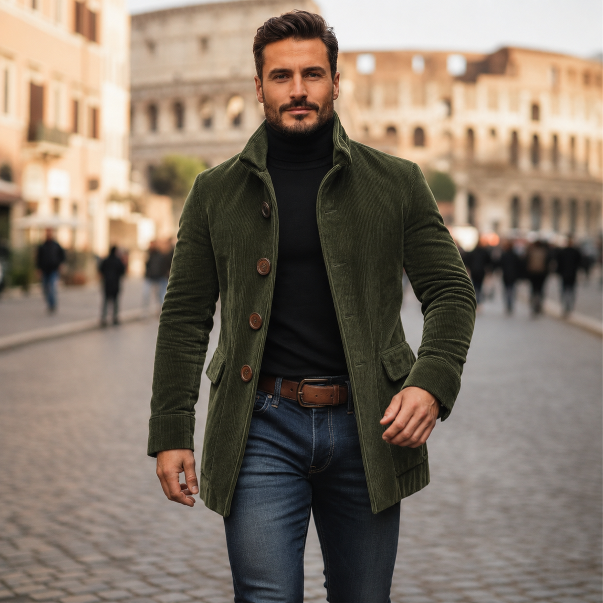 Elegant corduroy jasje