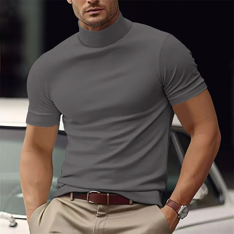 CARVELLI | Casual Turtleneck T-Shirt
