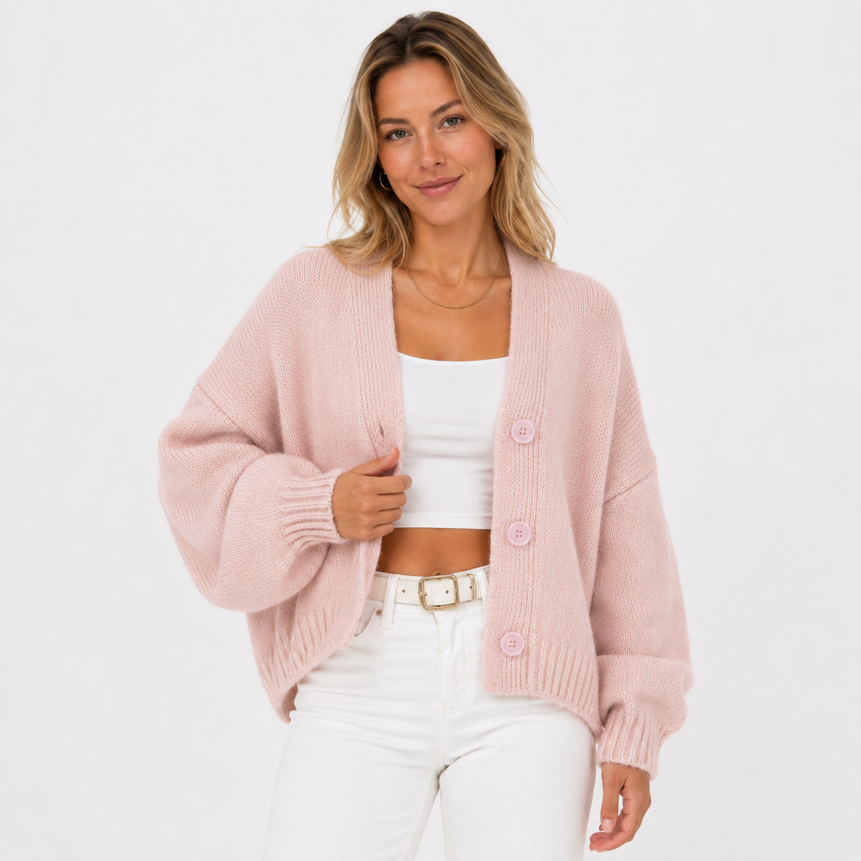 CARVELLI MILANO | Maya Kort Gebreid Vest