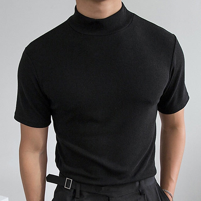 CARVELLI | Comfortabel Turtleneck T-Shirt