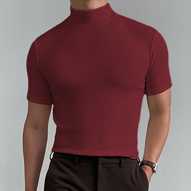 CARVELLI | Comfortabel Turtleneck T-Shirt