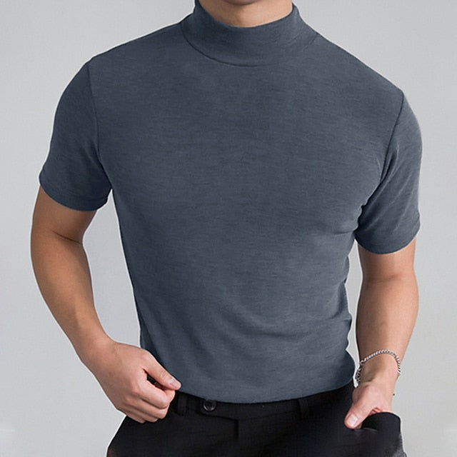 CARVELLI | Comfortabel Turtleneck T-Shirt