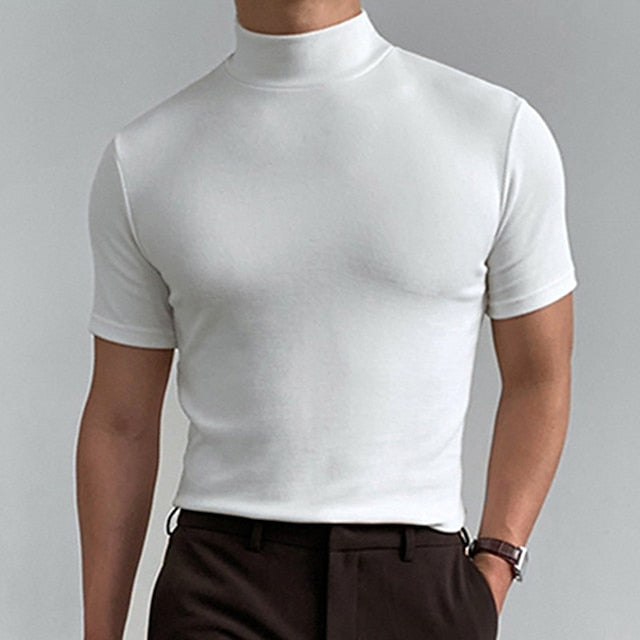 CARVELLI | Comfortabel Turtleneck T-Shirt