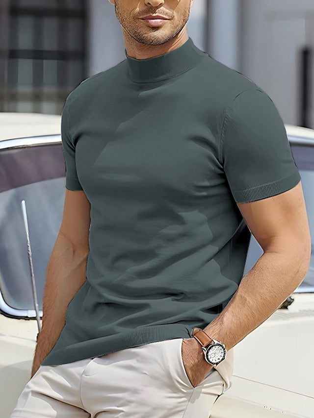 CARVELLI | Casual Turtleneck T-Shirt