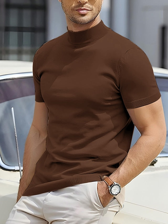 CARVELLI | Casual Turtleneck T-Shirt