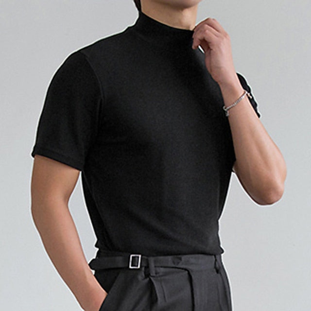 CARVELLI | Comfortabel Turtleneck T-Shirt