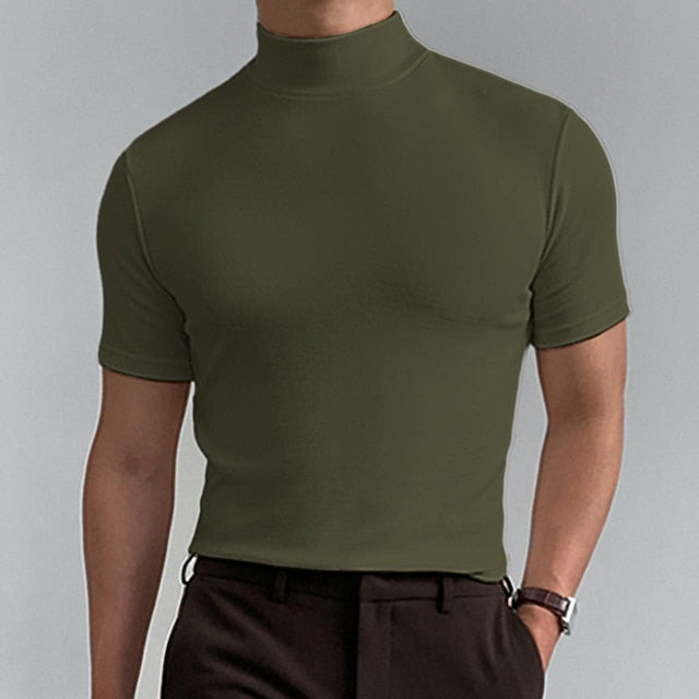 CARVELLI | Comfortabel Turtleneck T-Shirt