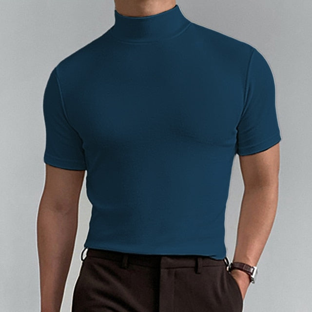 CARVELLI | Comfortabel Turtleneck T-Shirt